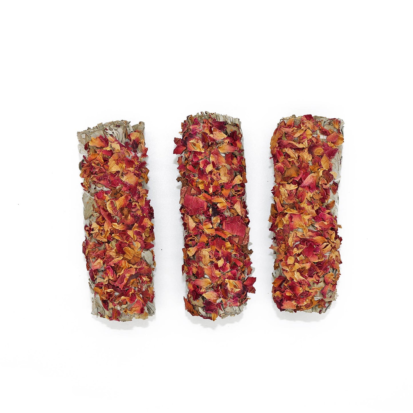 White Sage with Wild Rose - Smudge Bundle 4"