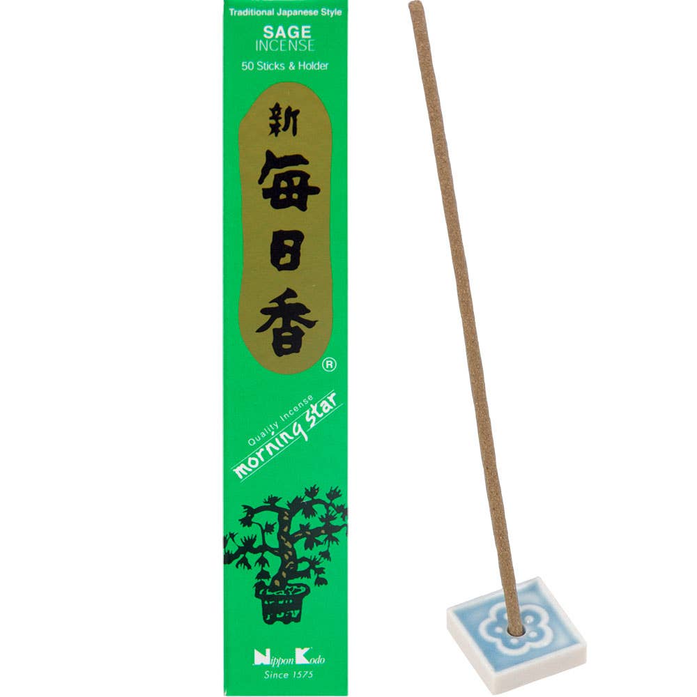 Morning Star Incense 50 Sticks White Sage