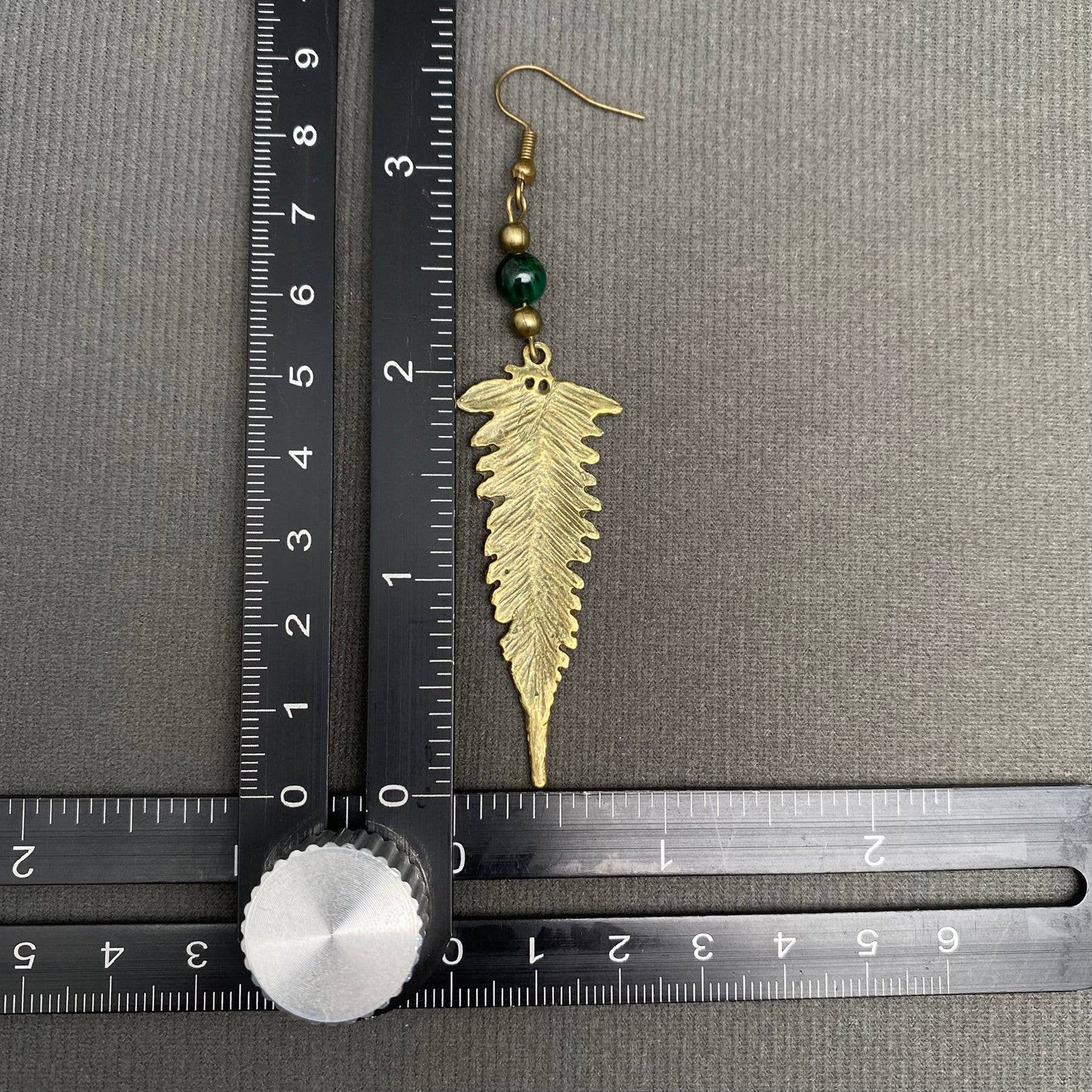 Vintage Leaf Dangle Earrings
