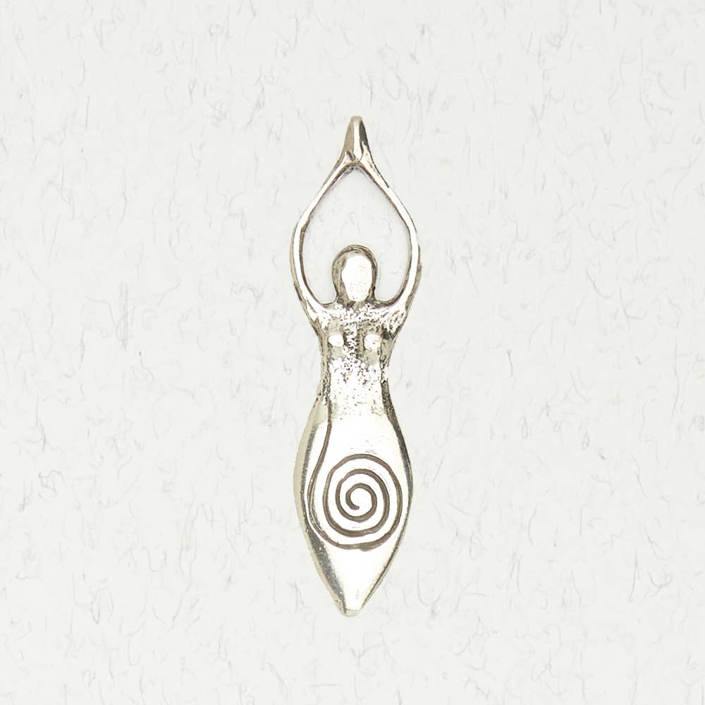 Nirvana Earth Mother - Spiral Goddess: Pewter
