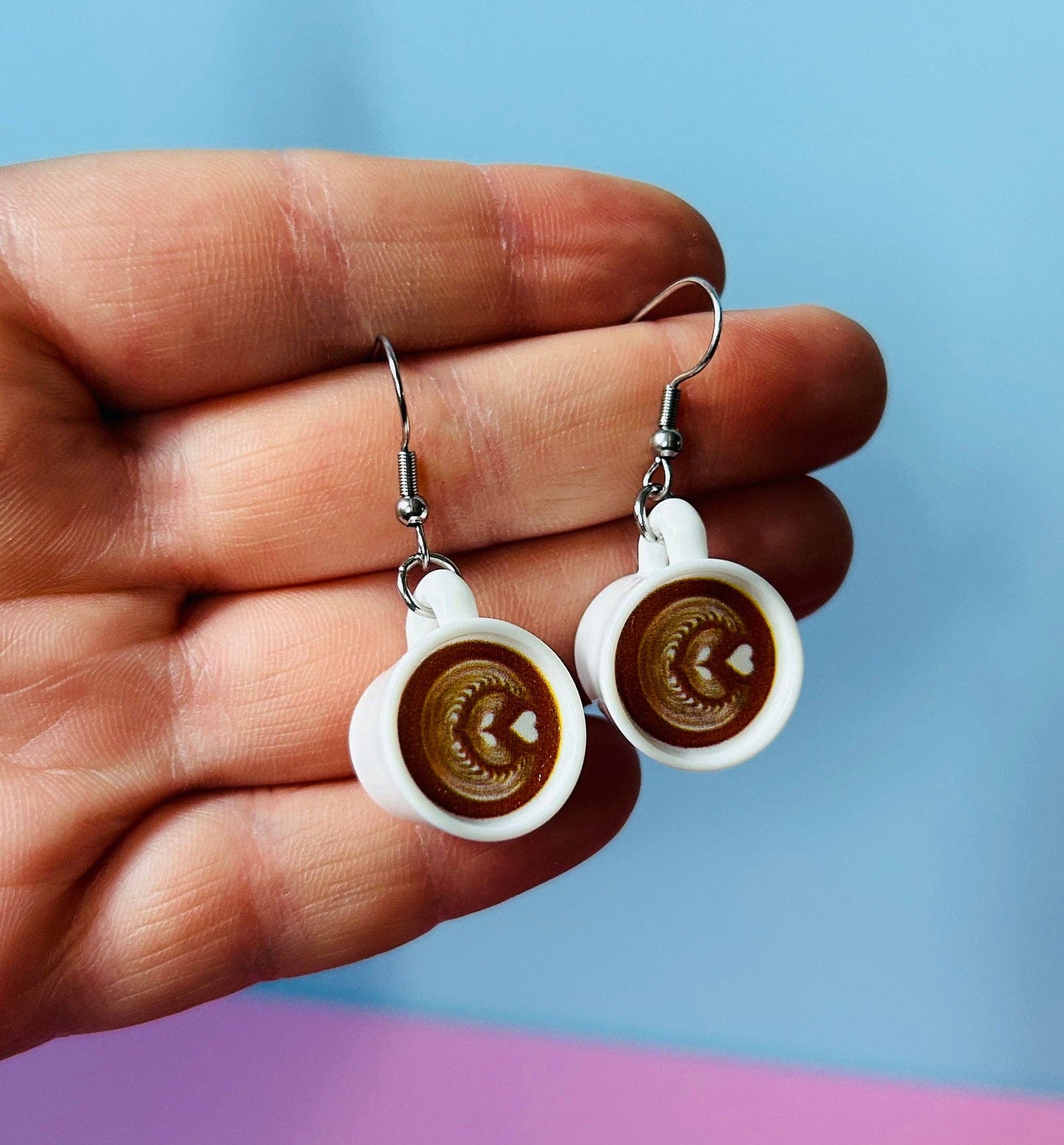 Coffee Earrings Funky Earrings Fun Earrings Coffee Shop