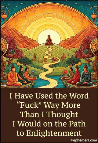 Magnet - Ephemera - I have used the word "Fuck" way more than I though