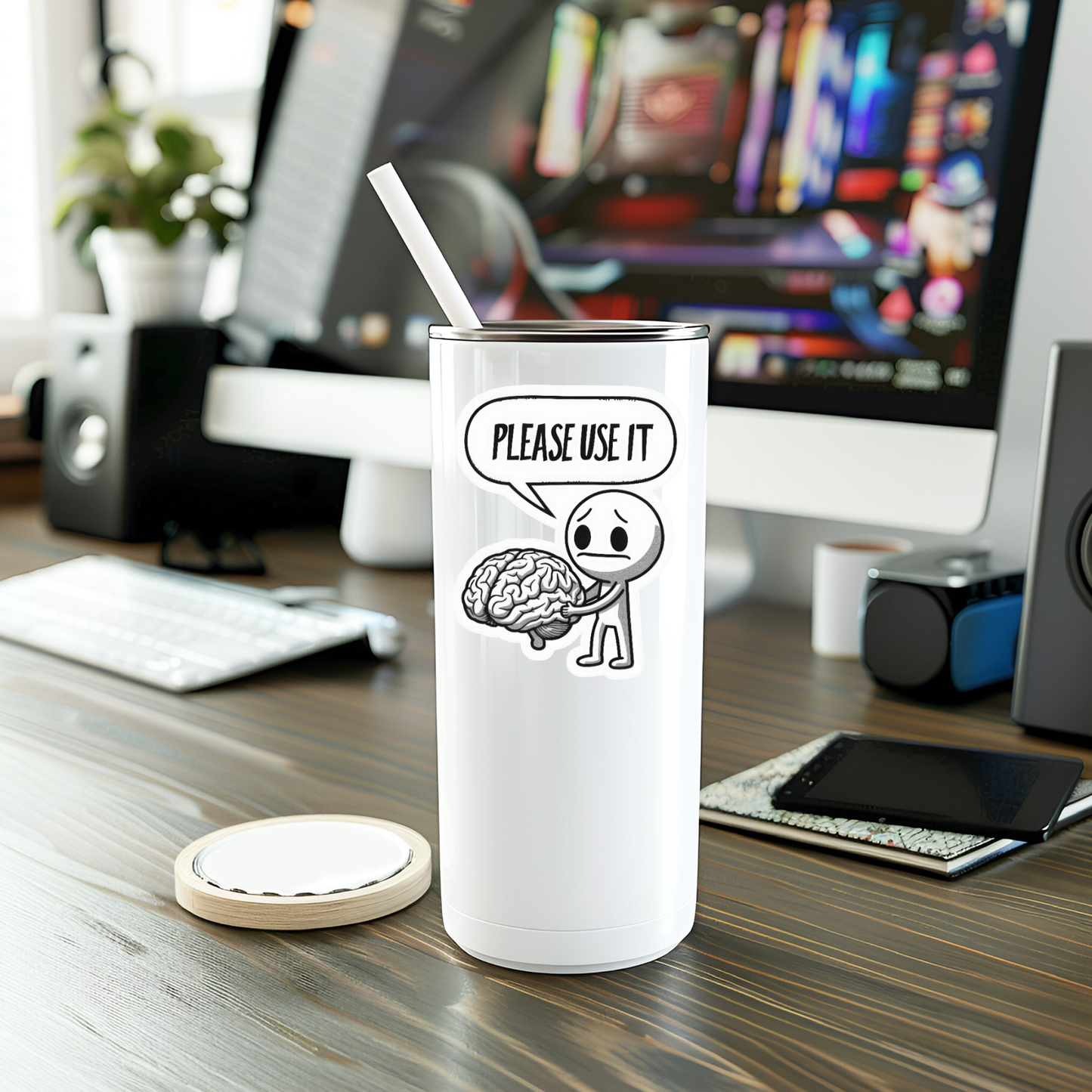 MMT Stickers - Funny Please Use It Vinyl Sticker