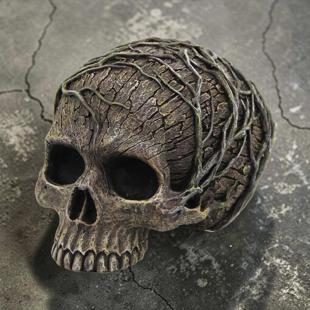 Woodland Vine Tree Spirit Skull Head