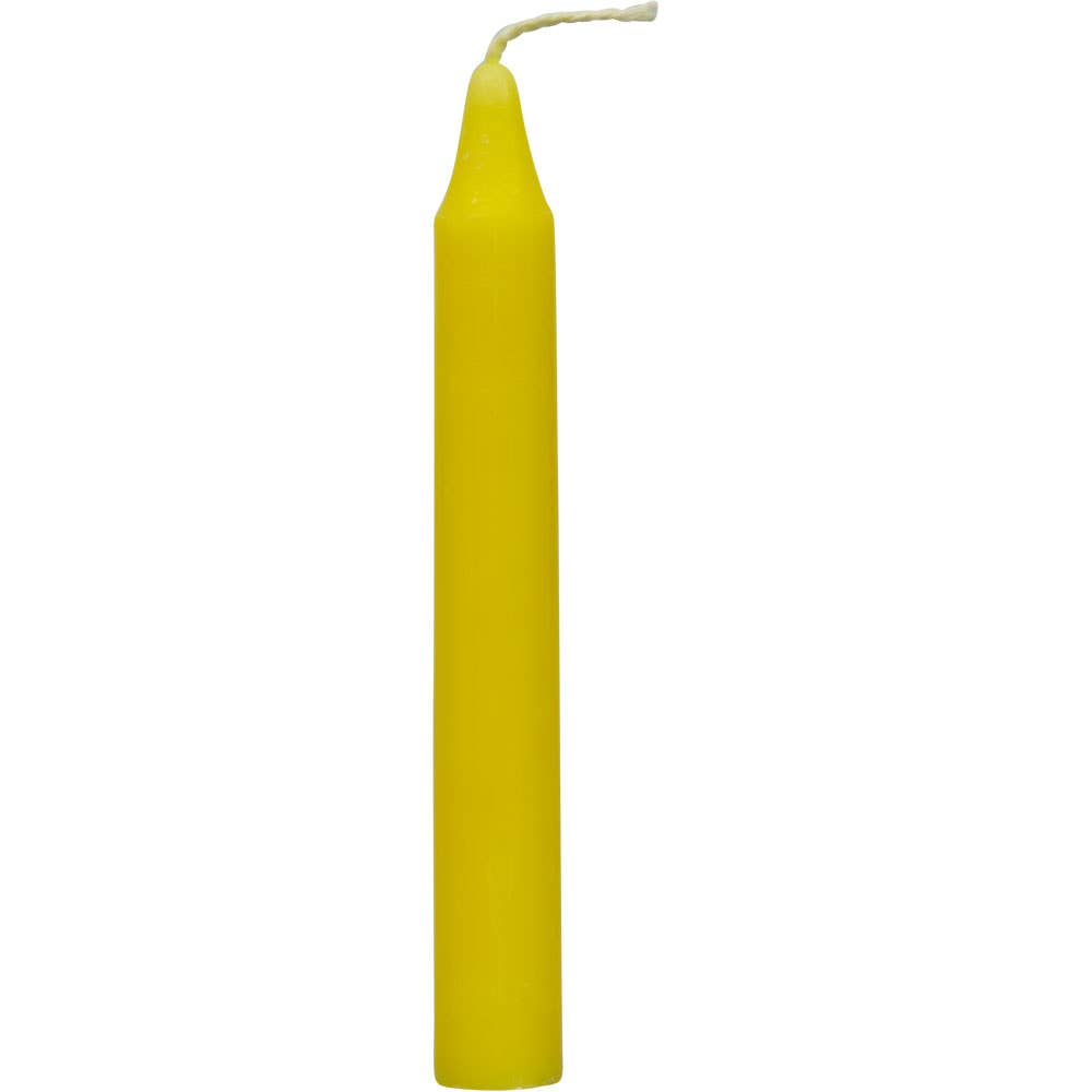 Mini Candles - Yellow - Box of 20