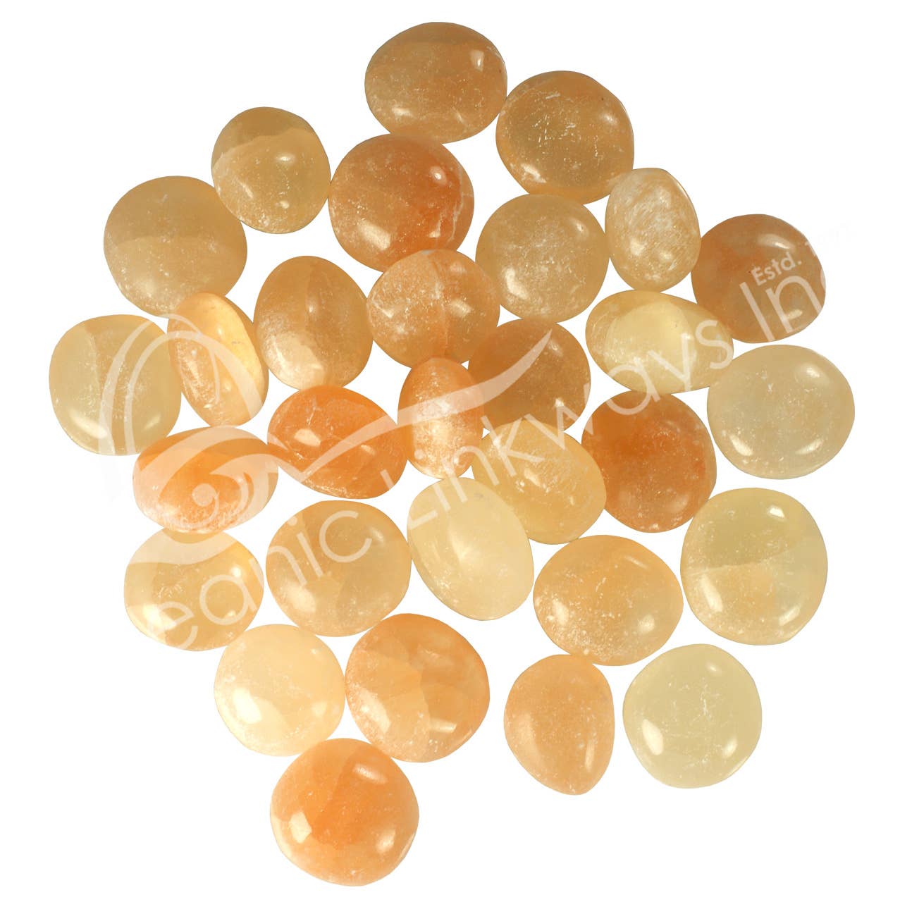 Selenite - Orange - Tumbled