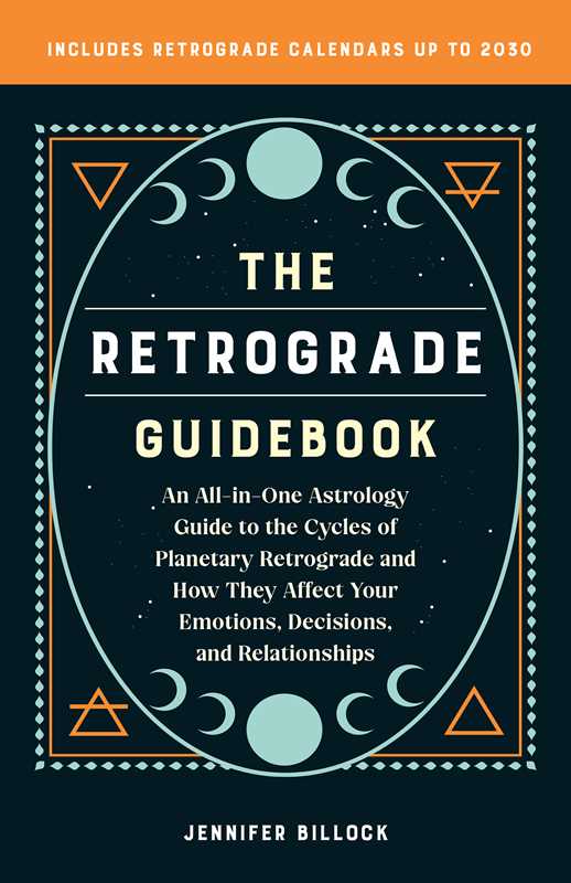 Retrograde Guidebook by Jennifer Billock: Paperback; 136 pages / English