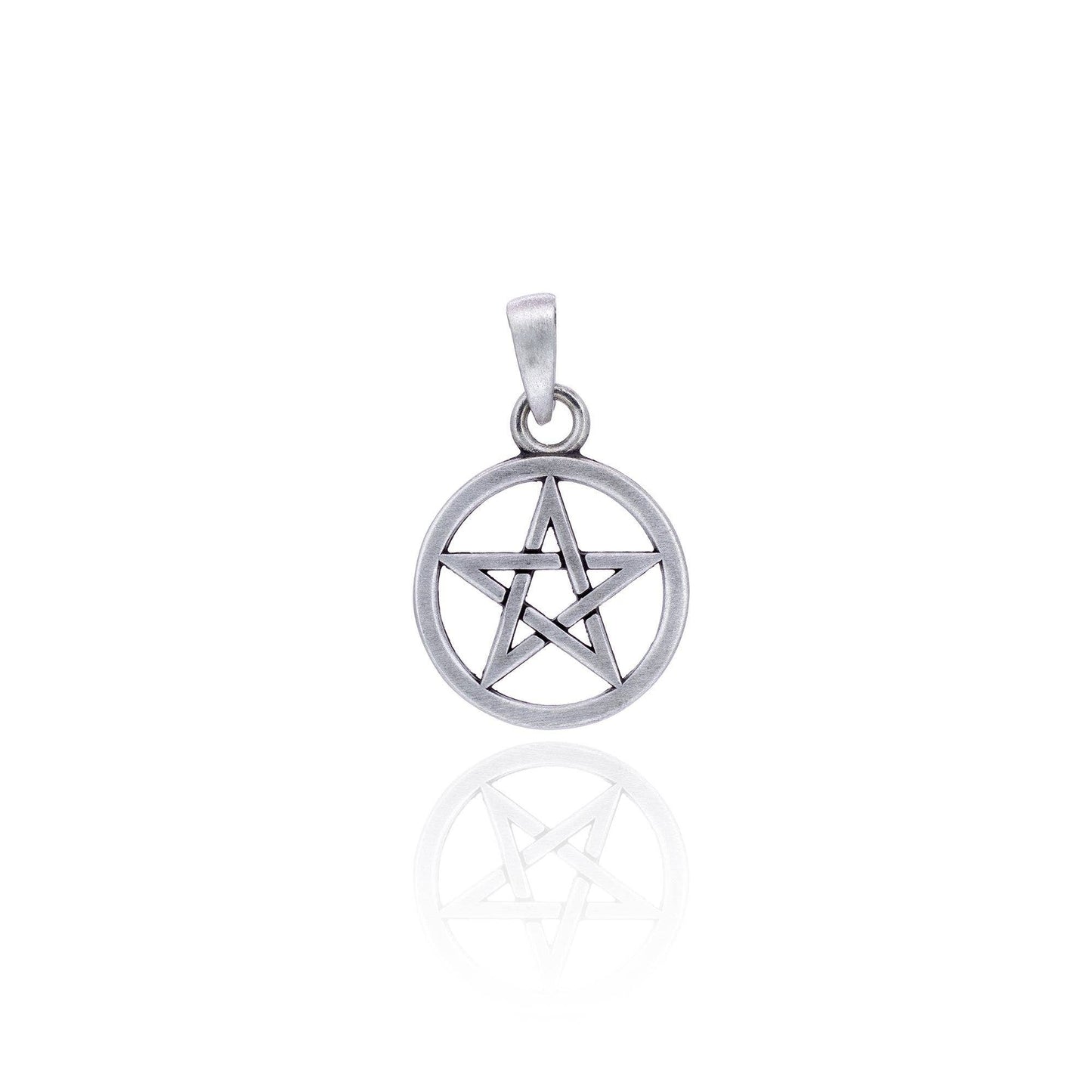 Nirvana - Wicca Pendant - Pentacle: Pewter
