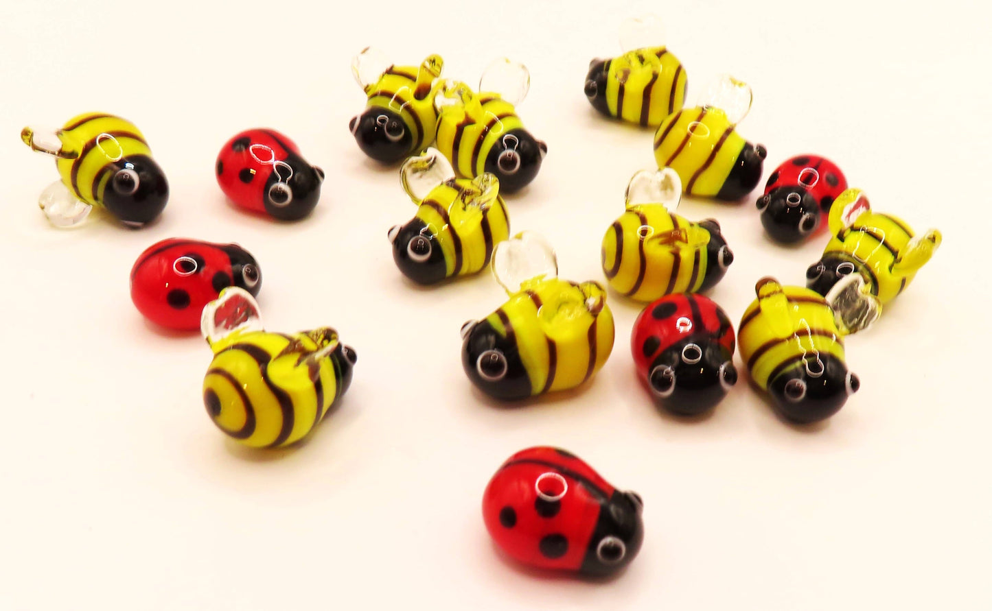 Handblown Glass Mini Ladybug