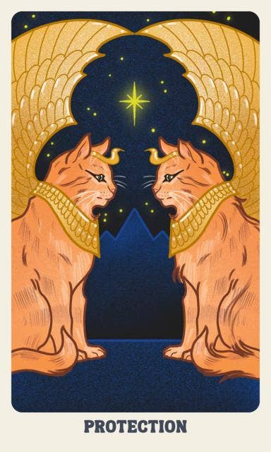 Feline Mystique Oracle Deck and Guidebook: Cards