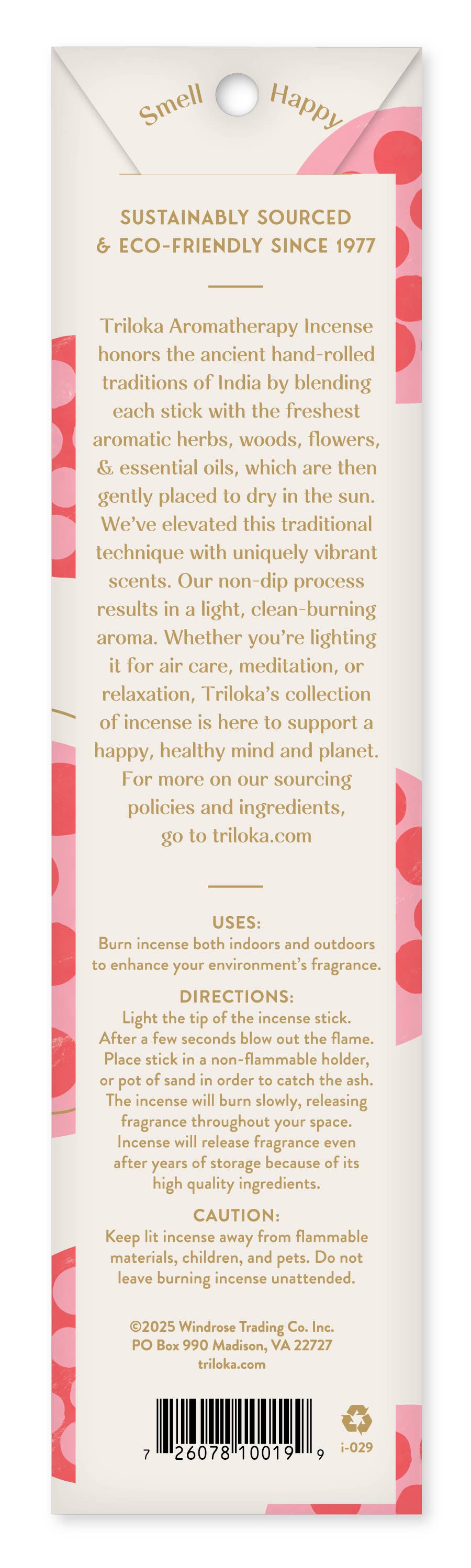 Triloka Tibetan Lotus Original Incense