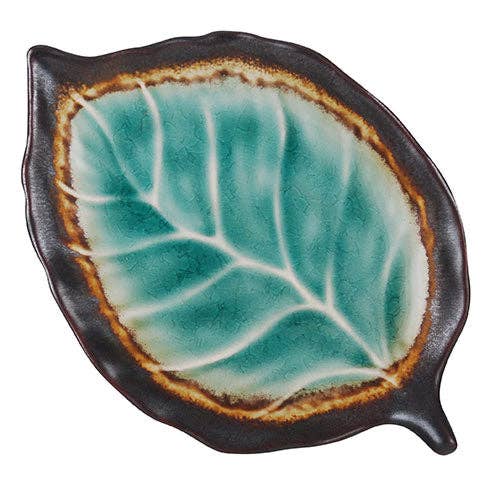Leaf Shaped Porcelain Plate
