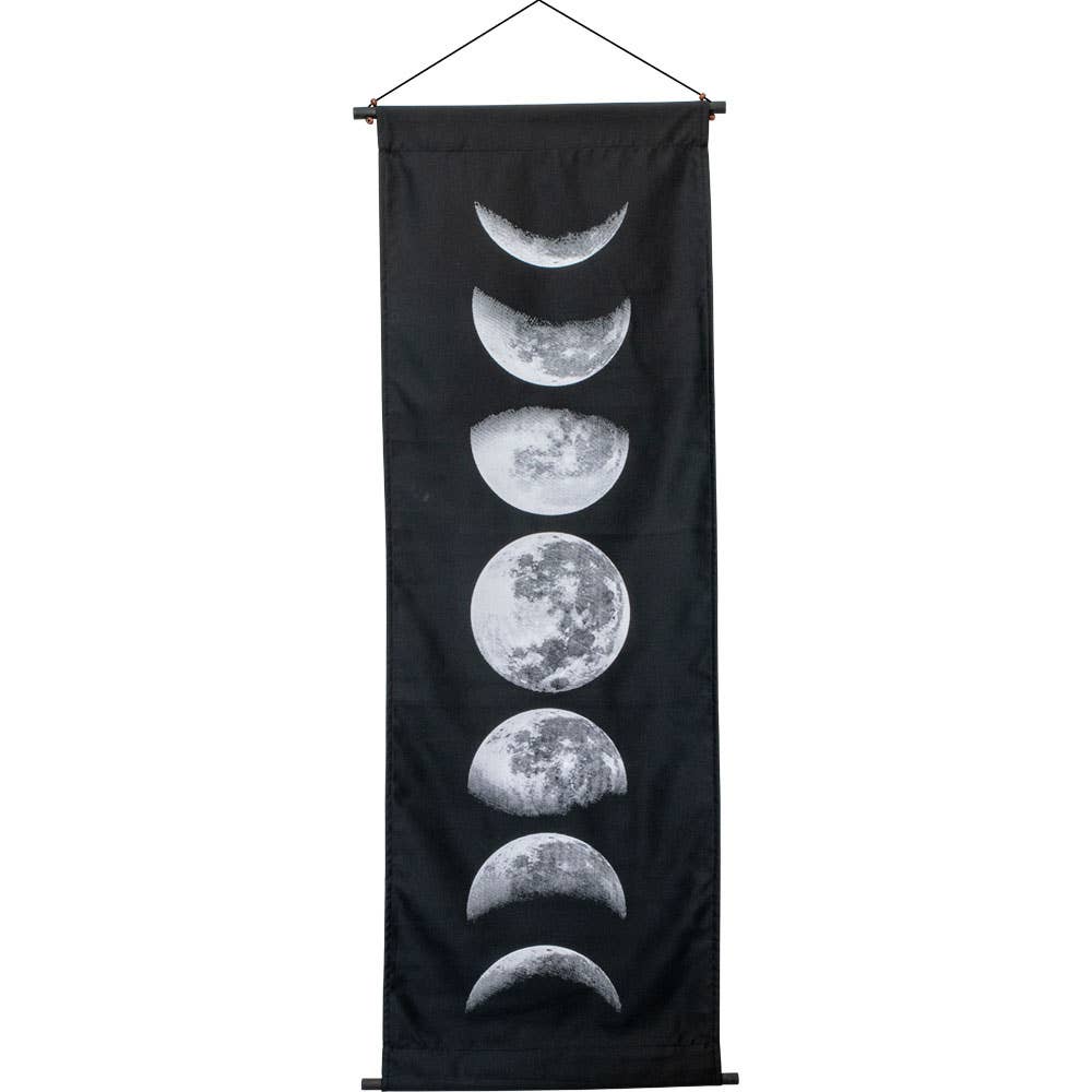 Cotton Banner - Moon Phases