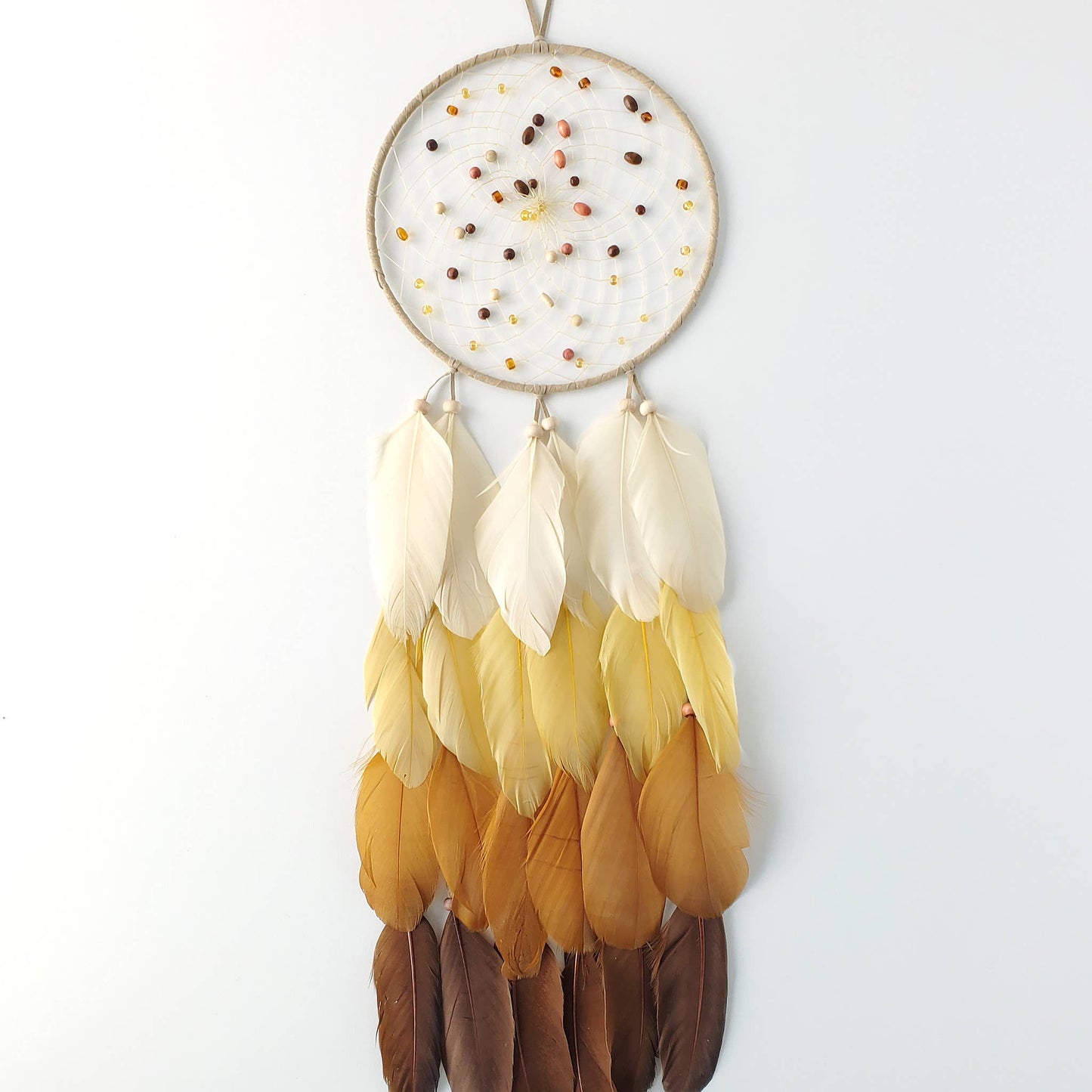 Dream Catcher - 7" Gold & Brown Ombre