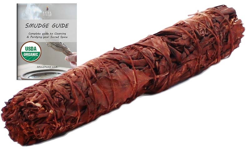 Smudge Bundle - Dragon's Blood Sage Wand (9 in.)