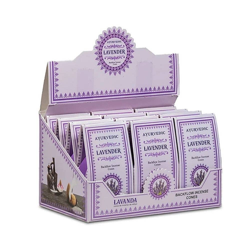 Backflow Incense Cones - Ayurvedic - Lavender