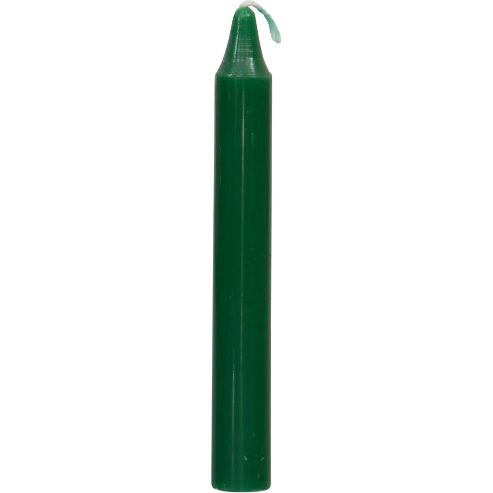 Mini Candles - Green - Box of 20
