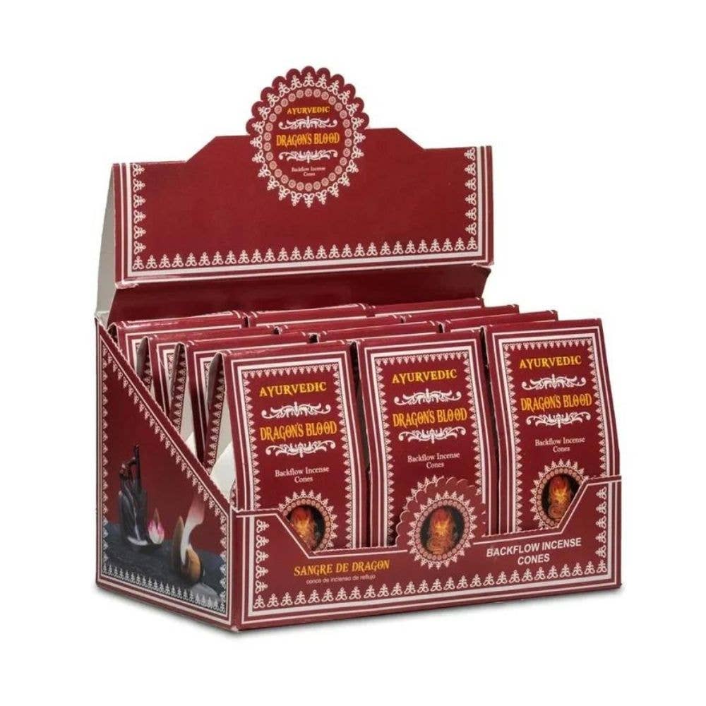 Backflow Incense Cones - Ayurvedic - Dragon's Blood