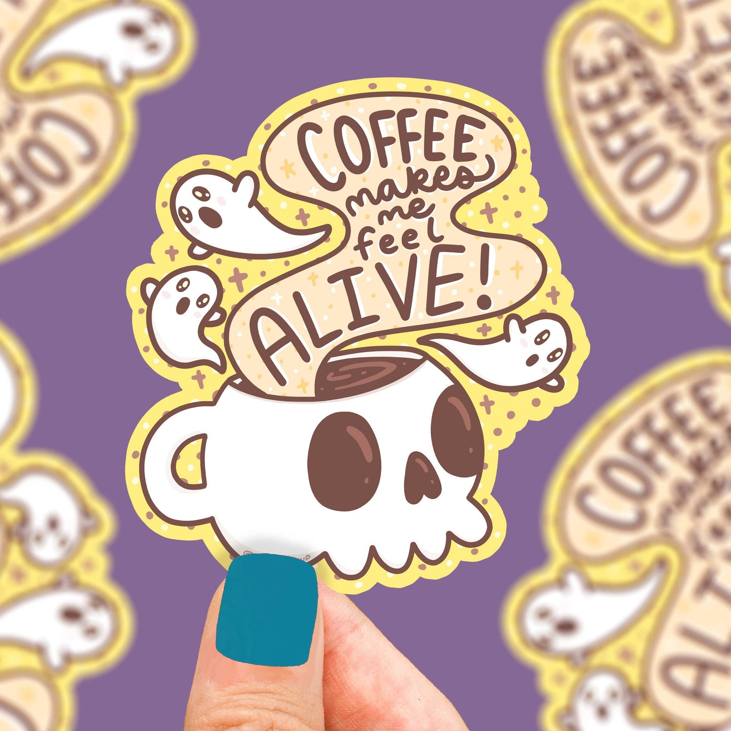 Stickers - TS - Coffee Makes Me Feel Alive