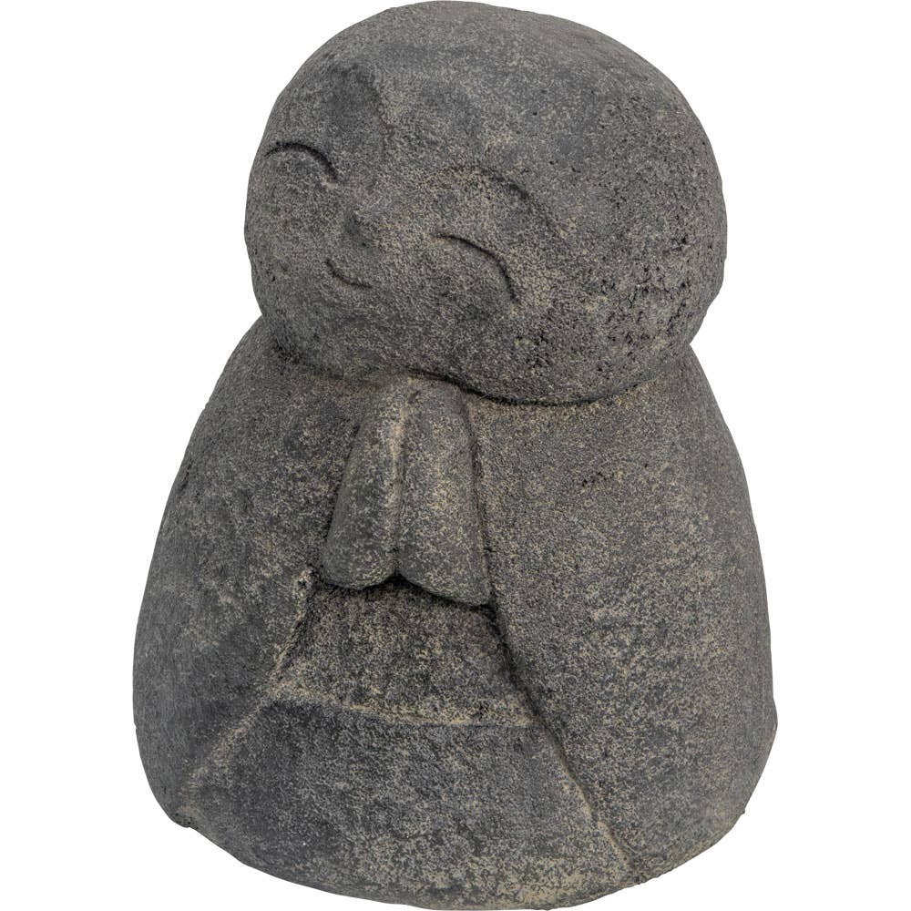 Volcanic Stone Statue - Mini Happy Jizo Buddha