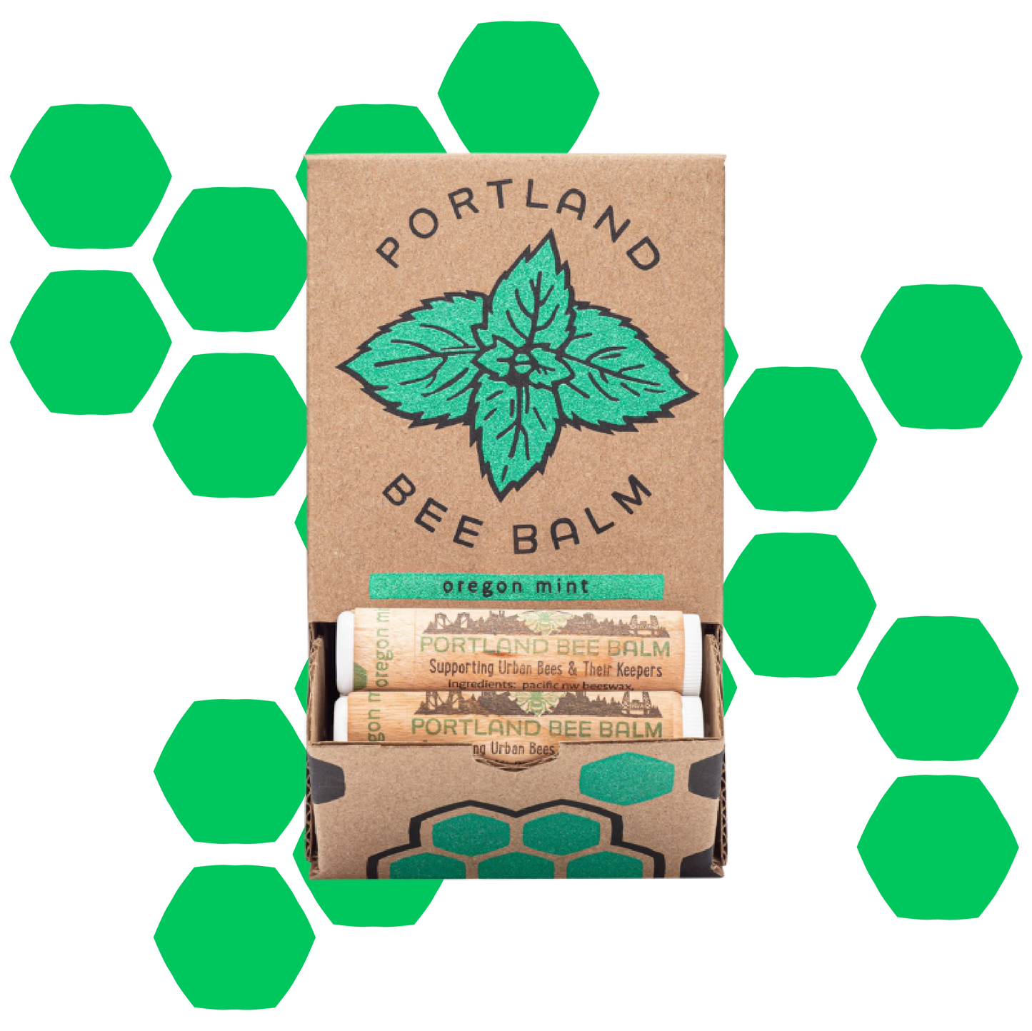 Portland Bee Balm - Oregon Mint Beeswax - Organic