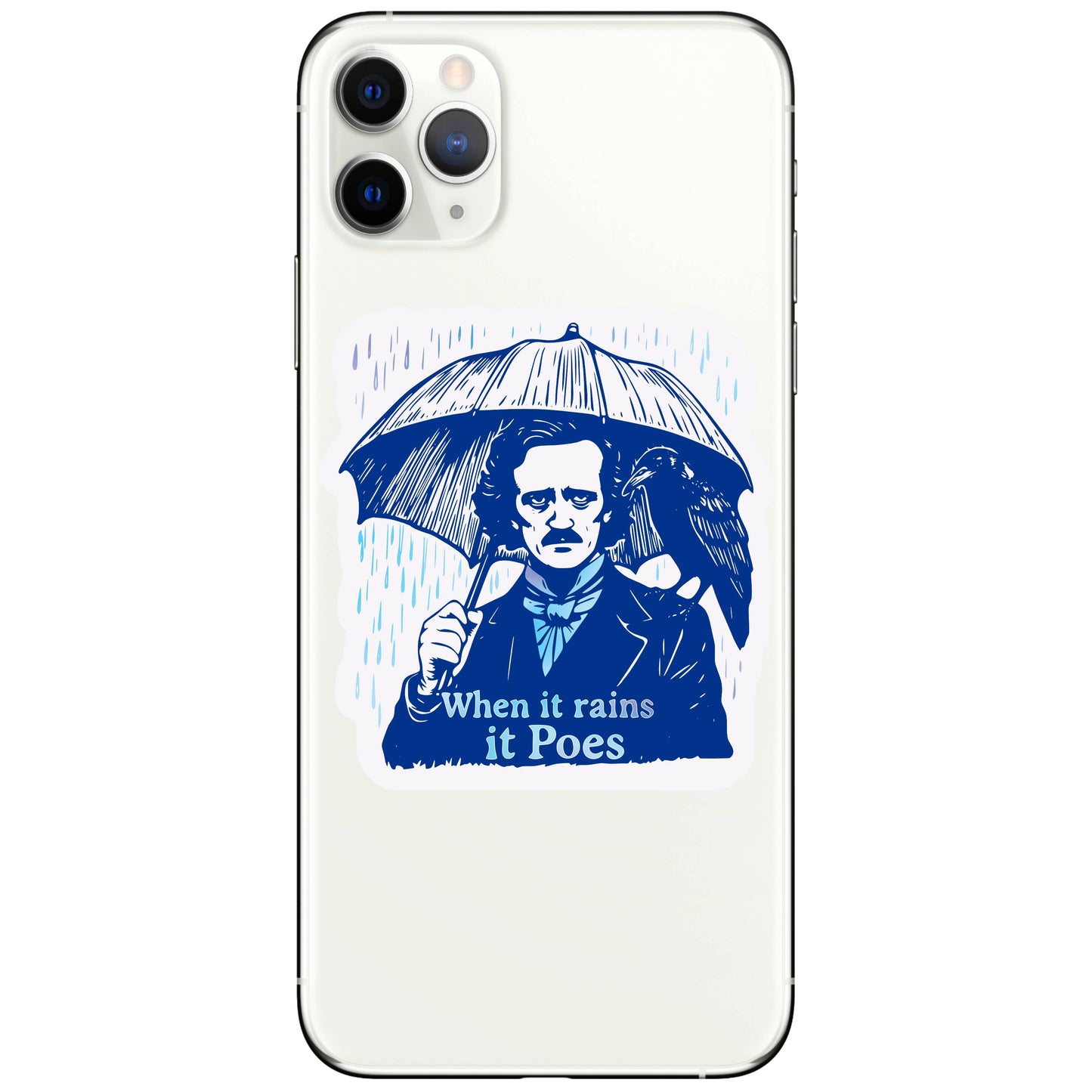 JM Stickers - Literature Book Funny Quote Poe High Quality Vinyl Sticker