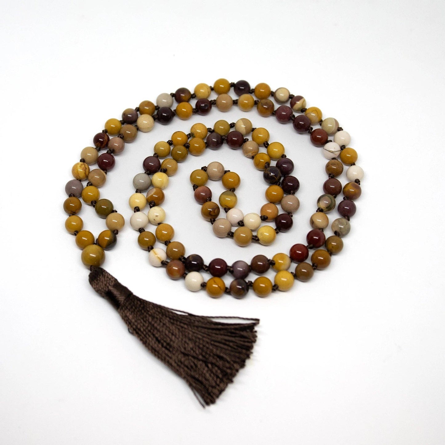 Mala - Mookaite Knotted 108 Beads - Prayer Beads - 8mm