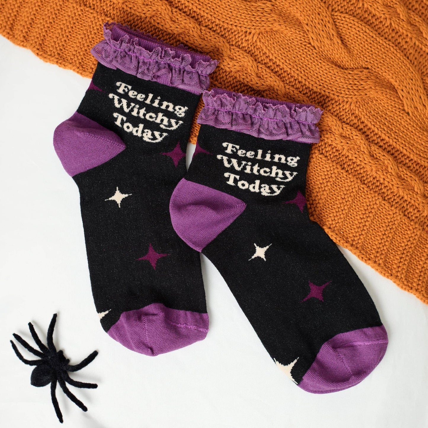 Socks - Feeling Witchy Today - Primitives by Kathy