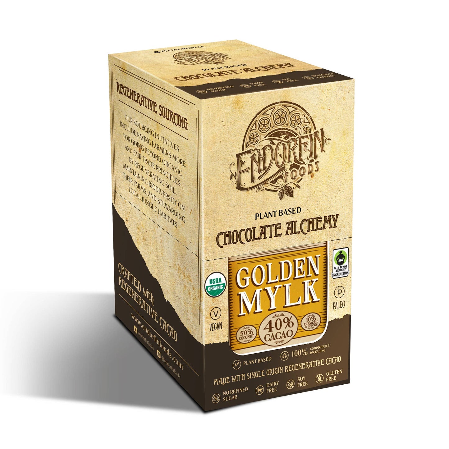 Golden Mylk • Chocolate Bar • 40% Cacao