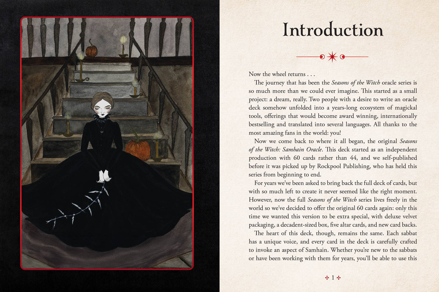 Seasons of the Witch: Samhain Oracle DELUXE EDITION by Lorriane Anderson: Flashcards; 184 pages / English