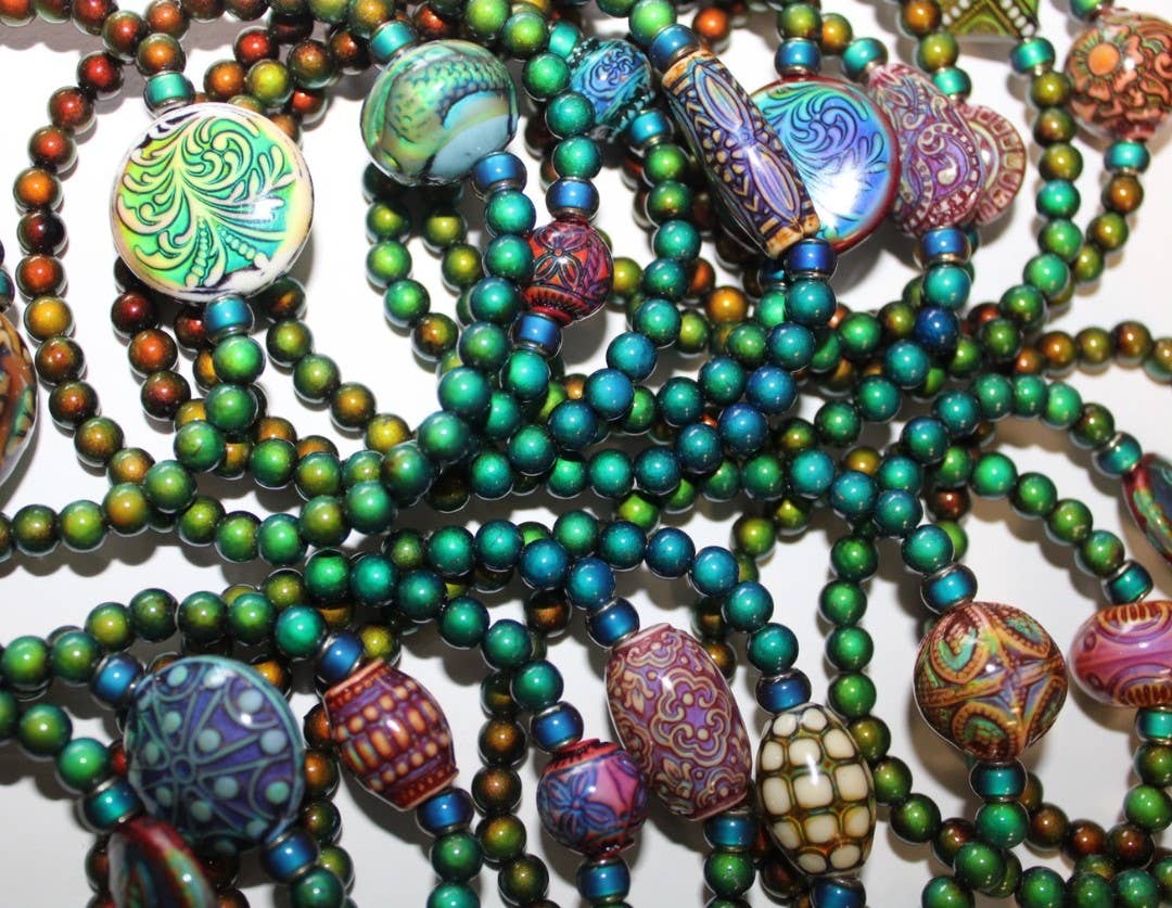 Micro Mirage Bead Bracelets