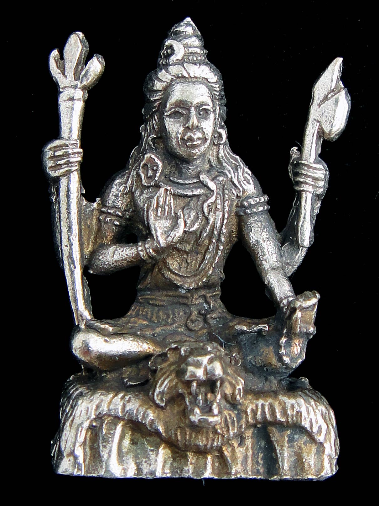 Brass Deity Statuette -Small- Shiva
