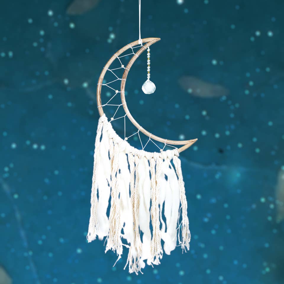 SALE! Was $20.00 - Large White Moon Wall Decor