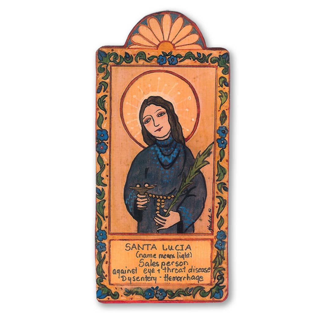 Pocket Saints - Santa Lucia - Eye Trouble, Writers, and Sales People