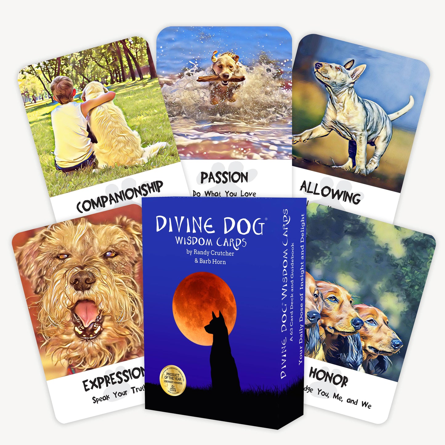 Divine Dog Wisdom Deck (Boxed Set)