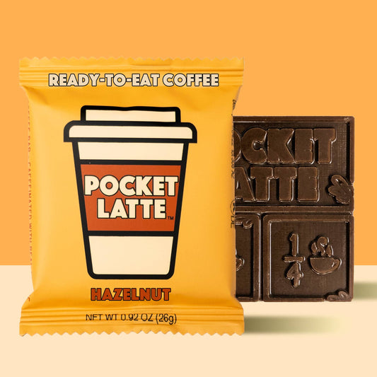 Pockets Chocolates - Hazelnut - Coffee Chocolate Bar