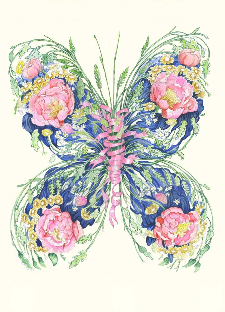 Greeting Card - DM Collection - Giant Peacock Moth