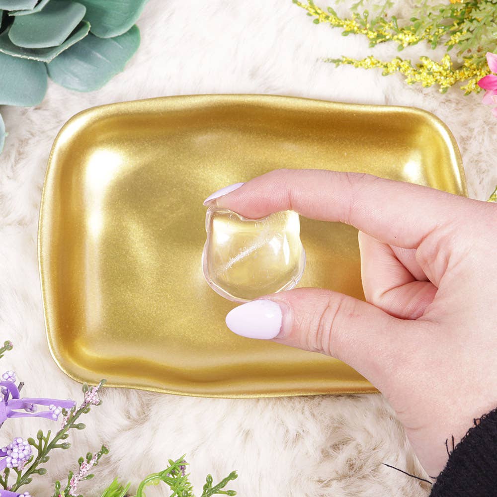Kitty Face - Clear Quartz