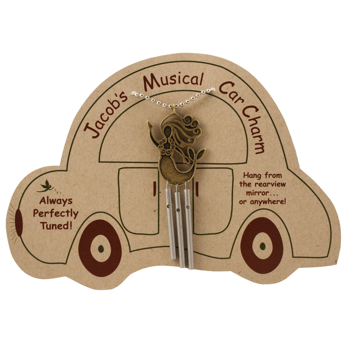 Jacob's Musical Car Charm Chime, Mermaid