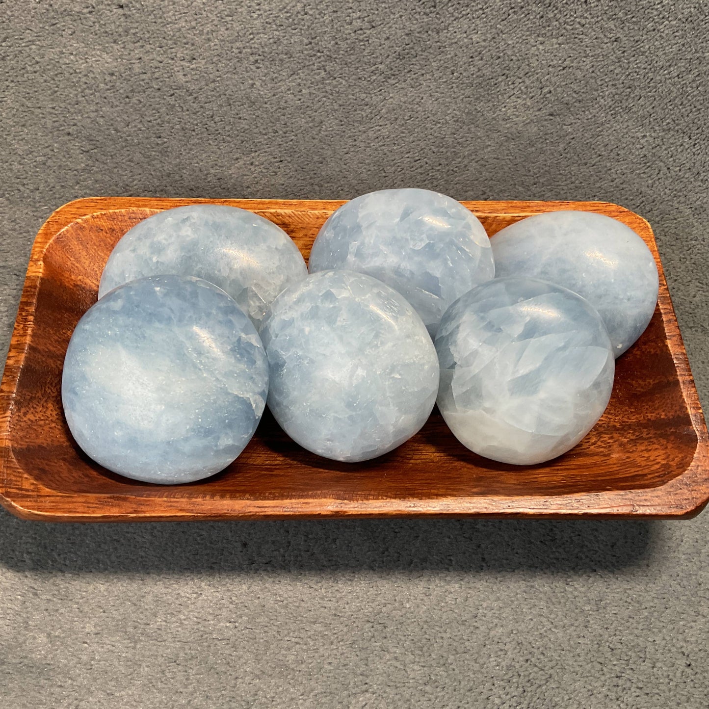 Blue Calcite Palms