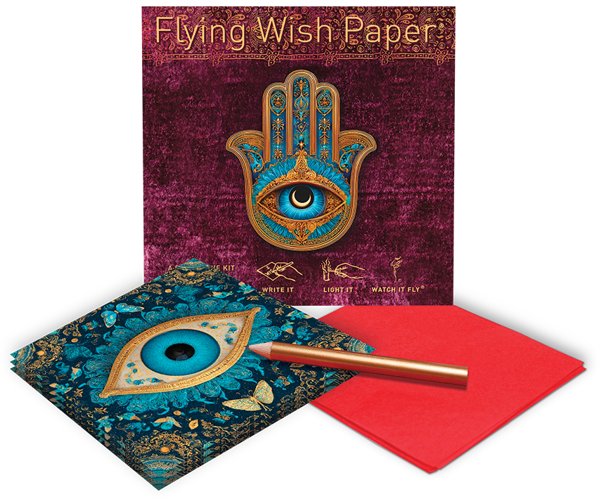 Hamsa — Flying Wish Paper® Standard Mini WISHING KIT™