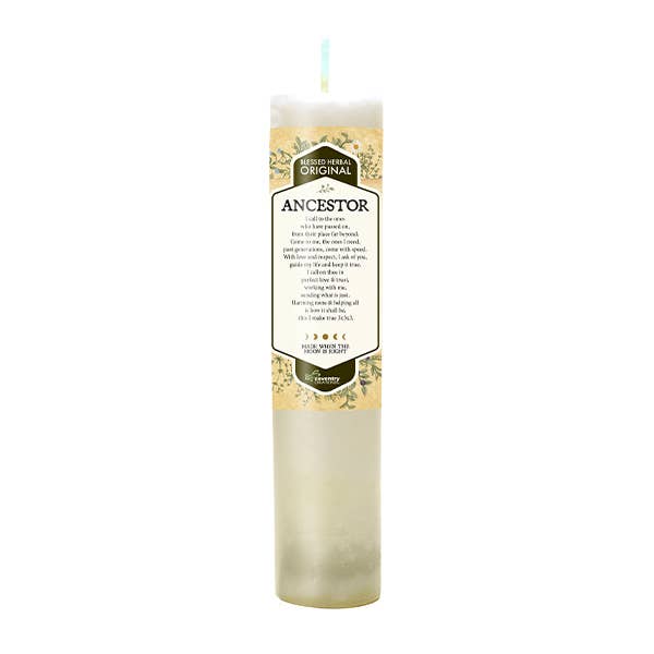 Blessed Herbal Candle Ancestor