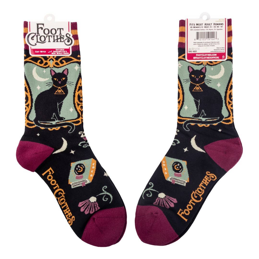 Foot Clothes - Duchess Shadowfloof's Mew World Order Crew Socks