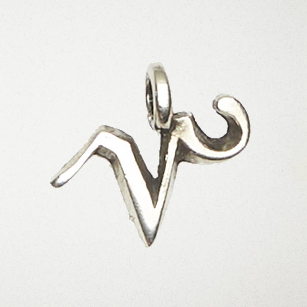 Nirvana Zodiac Pendant - Capricorn: Pewter Symbol