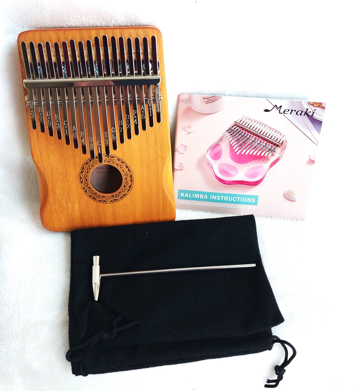 Kalimba Musical Instrument: Natural