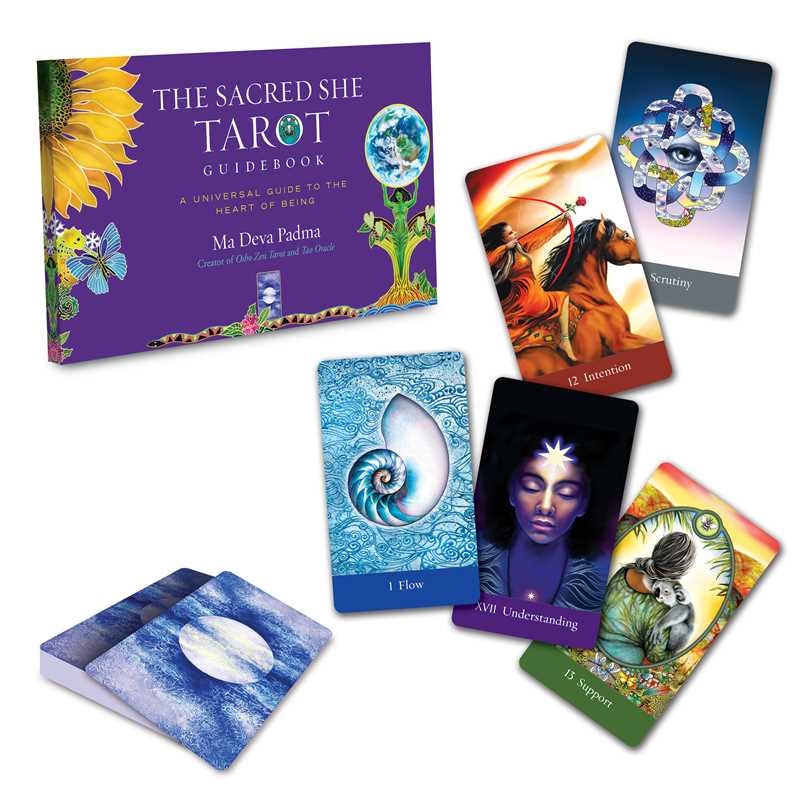 Sacred She Tarot Deck and Guidebook by Ma Deva Padma