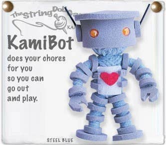 String Doll - Kamibot the Robot Keychain