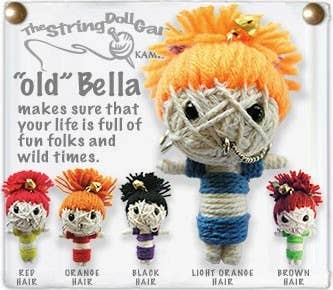 String Doll - Vintage Bella Keychain