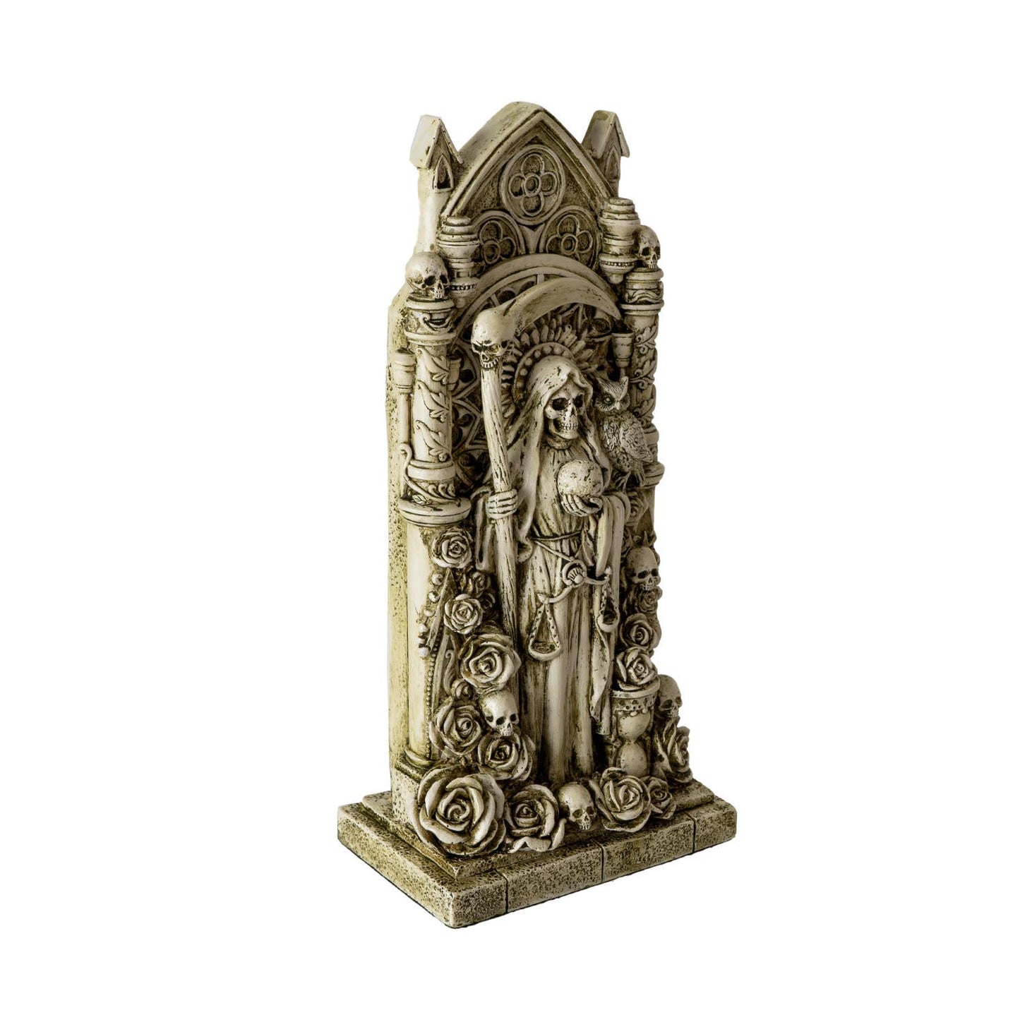 Santa Muerte White Statue