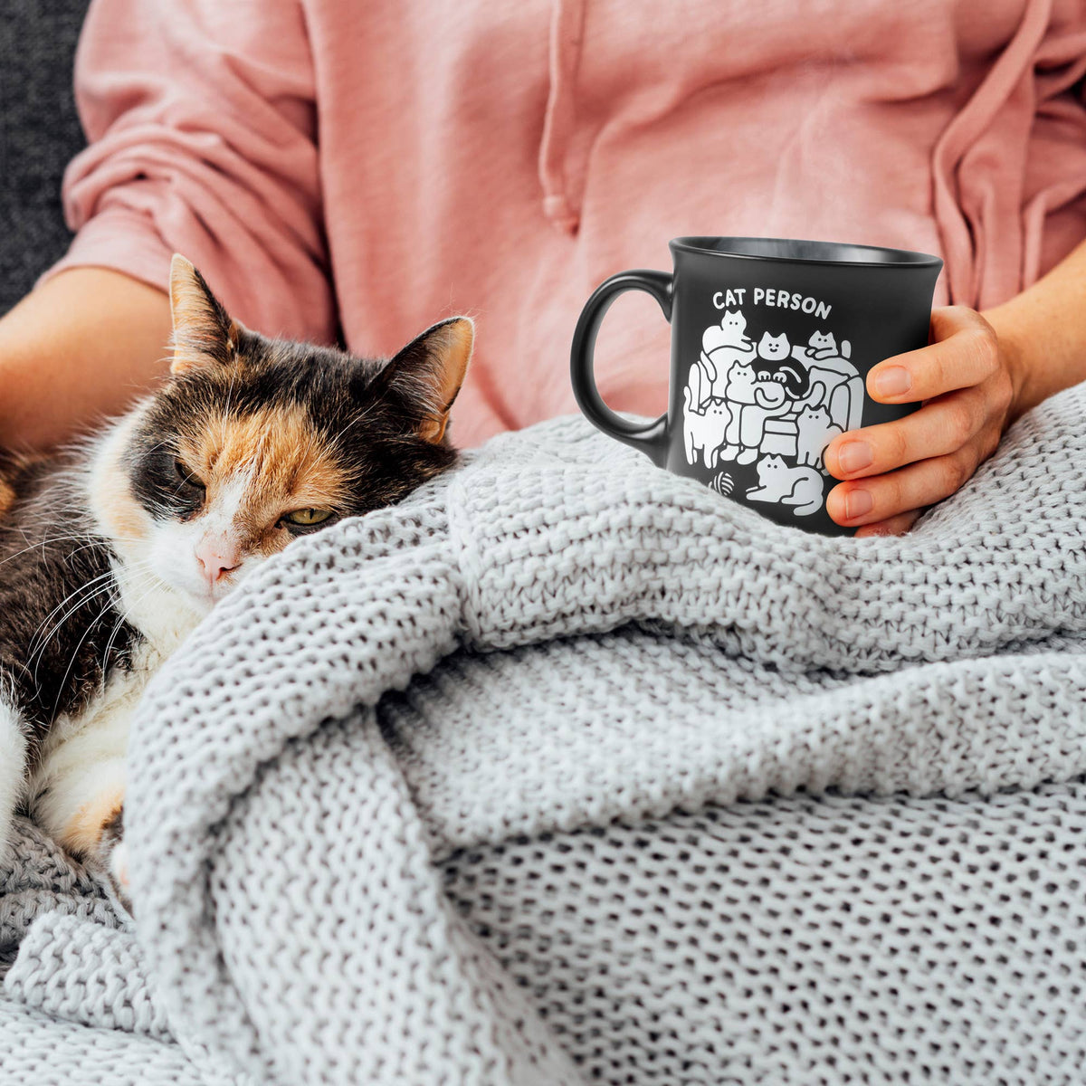 CAT PERSON Say Anything Mug, 16 oz